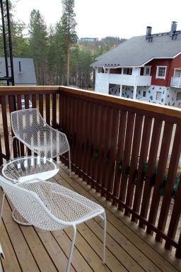 Outdoor terrace of the apartment