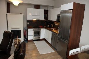 Kitchen area of the apartment