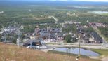 Landscape of Levi resort during summer