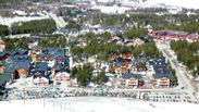 Accommodation village of Levi in winter
